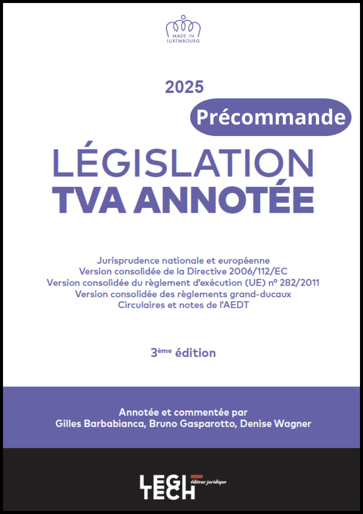 Législation TVA annotée - 3ème édition